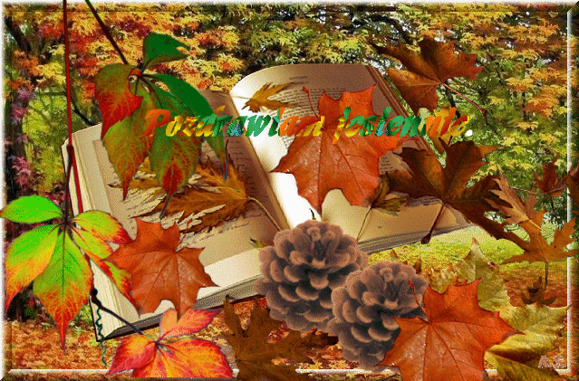 jesień - Pozdrawiam jesiennie.gif