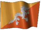 Flagi całego świata - Bhutan.gif