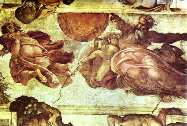 michelangelo - Michelangelo - The Creation of the Sun and Moon.JPG